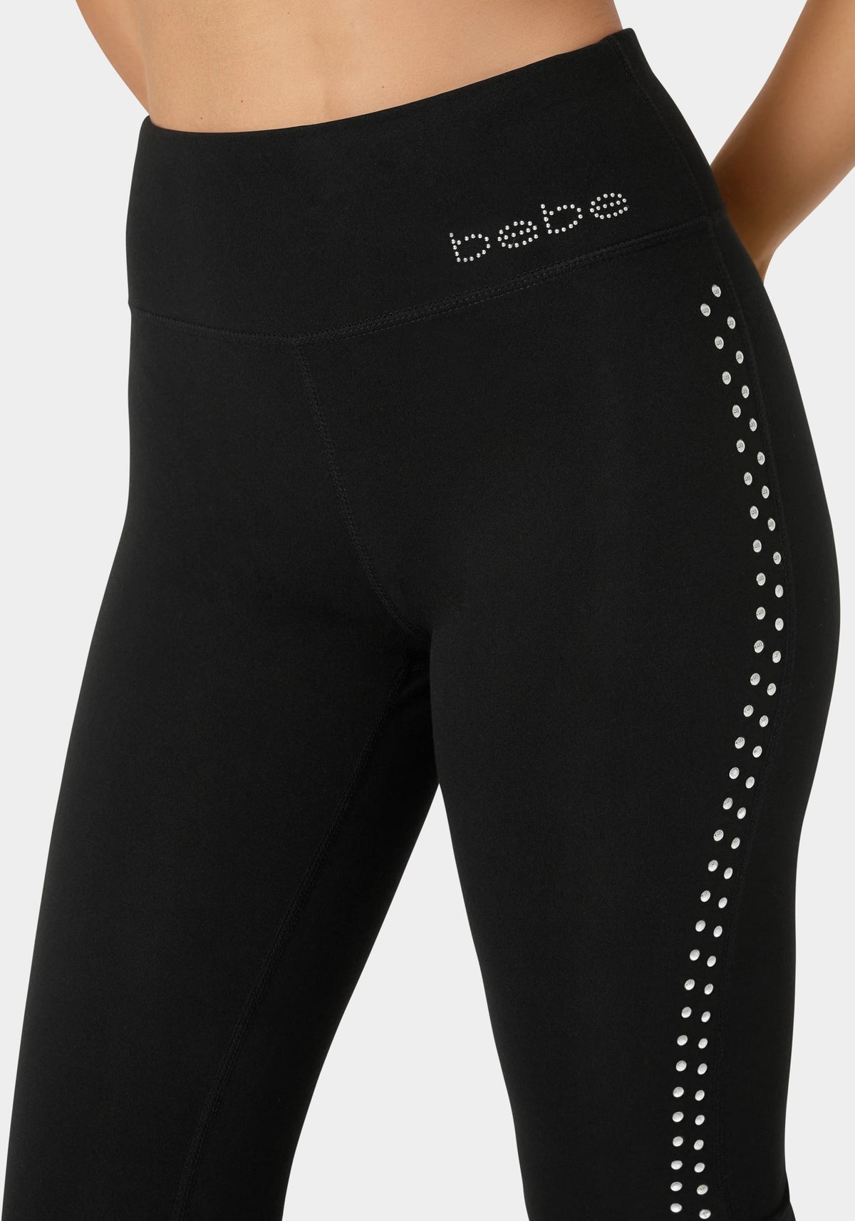 Dome Studded Performance Legging Black - bebe