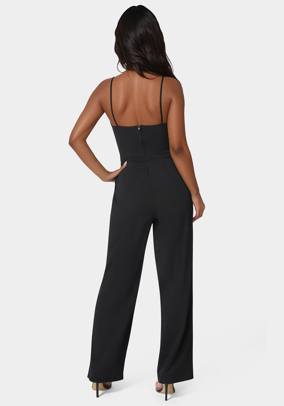 Sweetheart Jumpsuit Black - bebe