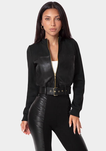 Motor Bike Jacket Black - bebe
