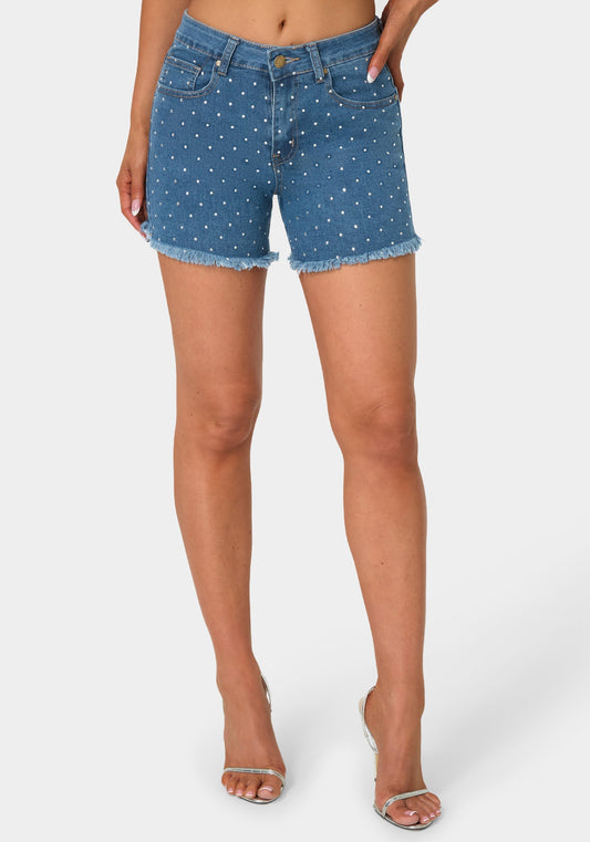 The Sparkle Short Medium Blue - bebe