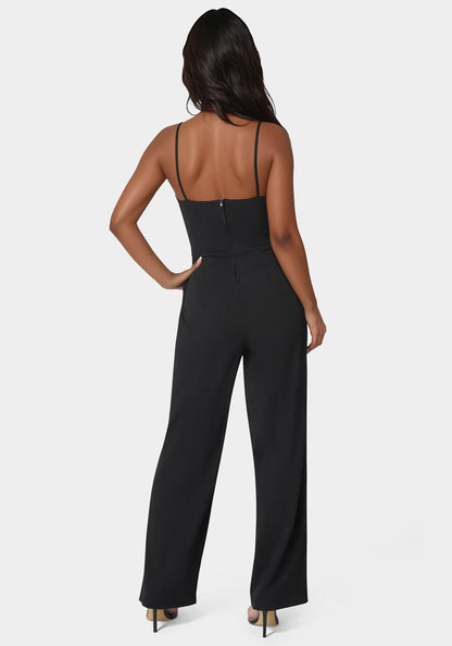 Sweetheart Jumpsuit Black - bebe