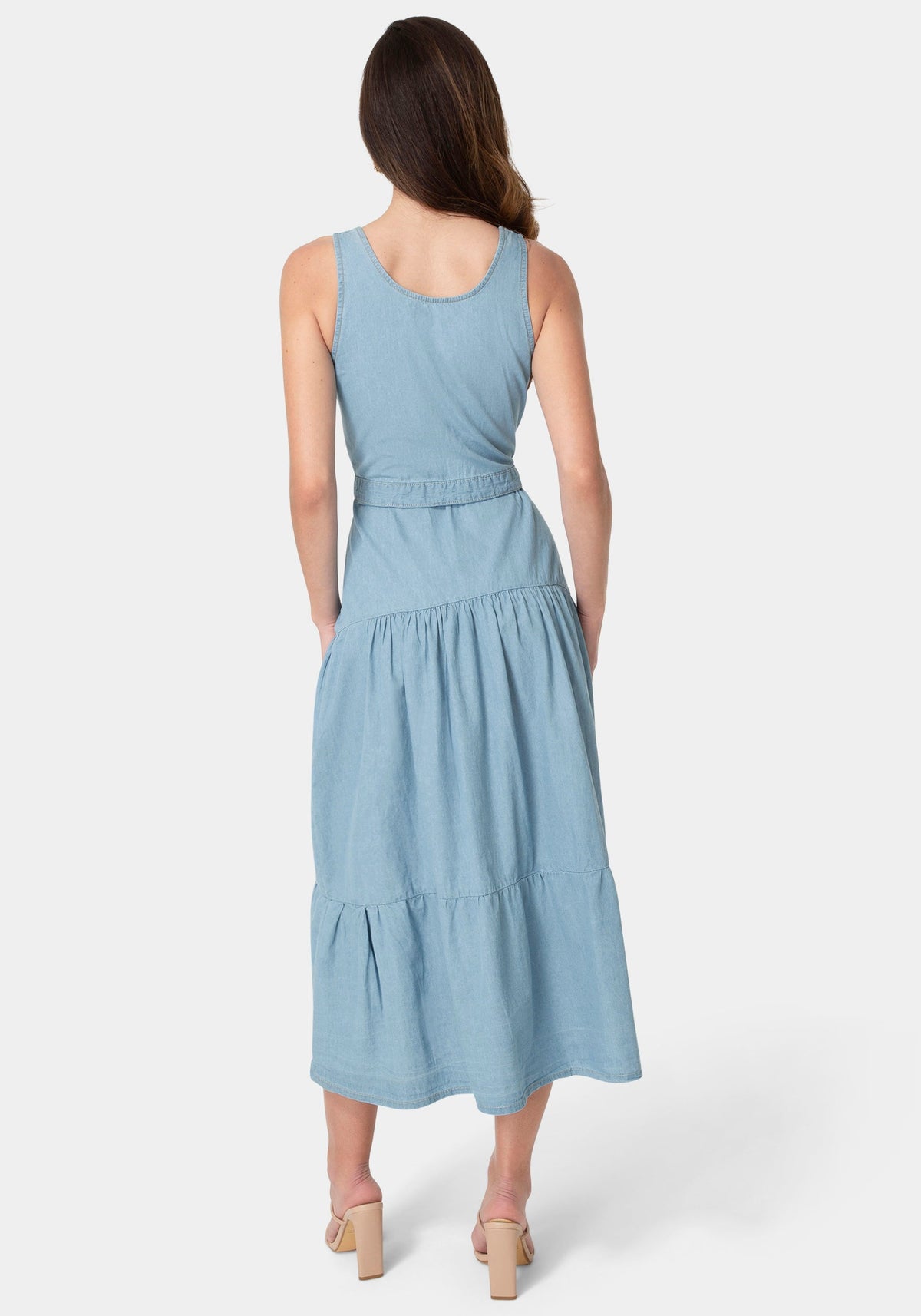 The Priery Dress Light Wash - bebe