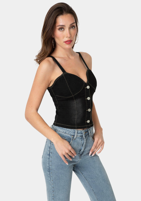 The Prairie Tank Black - bebe